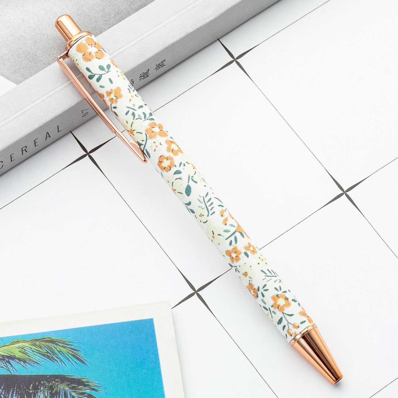 Whoelsale Pens Fashion Flower Metal Pen